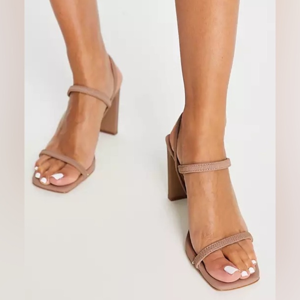 Brand New in Box Aldo Okurr Nude Strappy Heeled Sandals